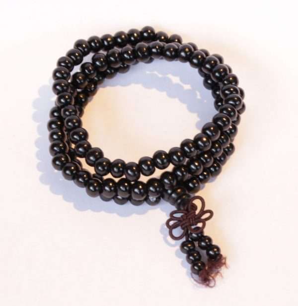 Bracelet-Mala Black beads